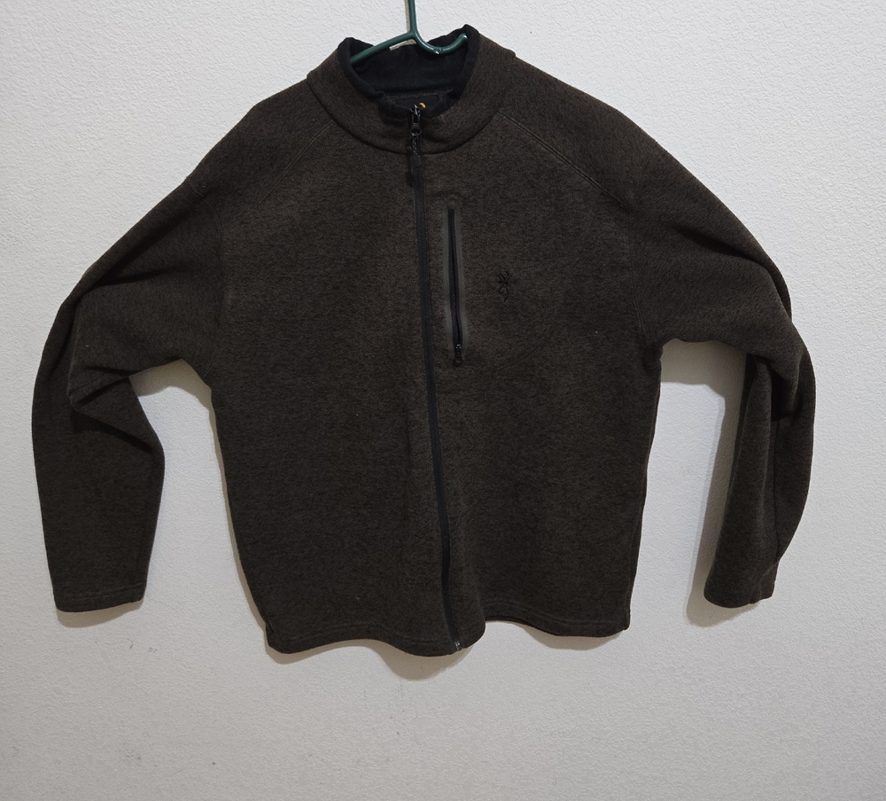 Browning Men's Dark Brown Zip-Up Sweater